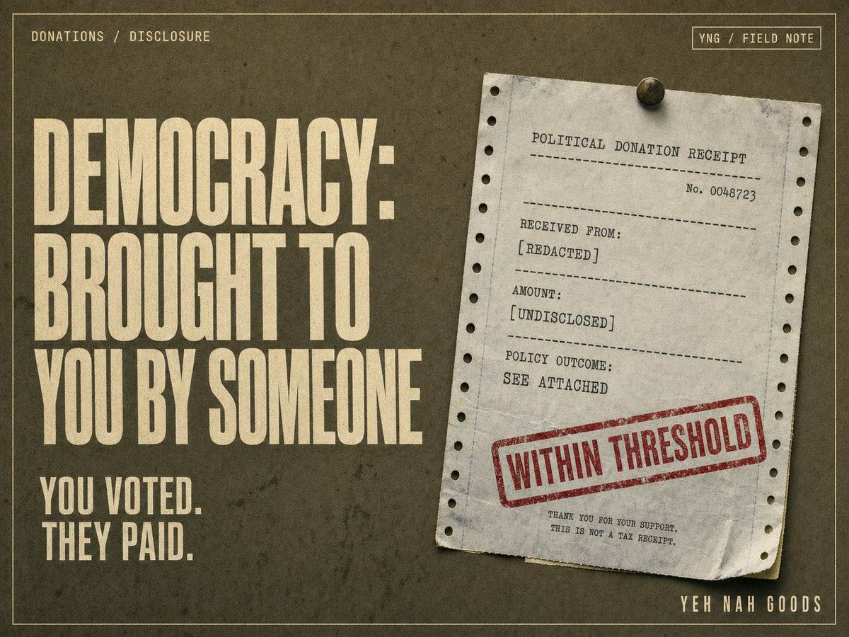 Democracy Brought to You by Someone