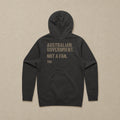 Australian Government. Not A Fan — Stencil Hoodie