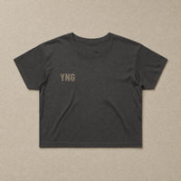 Australian Government. Not A Fan — Womens Crop Tee