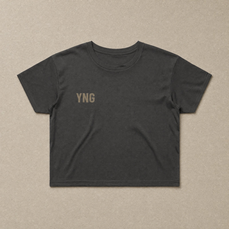 I Don't Like The Government — Womens Crop Tee