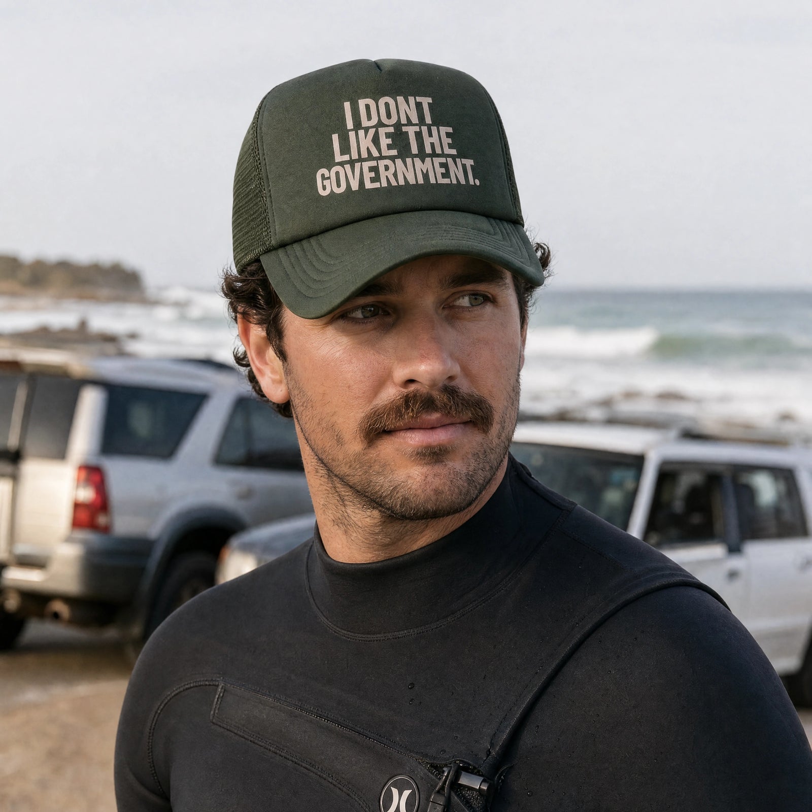 I Don't Like The Government — Trucker Cap